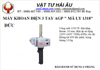Máy khoan điện 3 tay AGP \" LY 1318\"