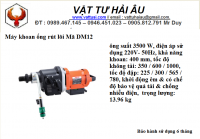 Máy khoan ống rút lõi AGP ,DM12 Đức