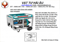 Máy phát điện TOTAL 4.5 KW TP450003