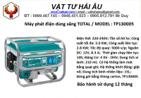 Máy phát điện dùng xăng TOTAL TP130005