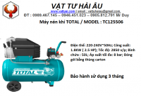 Máy nén khí TOTAL TC125506