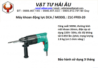 Máy khoan động lực DCA Z1C-FF03-20