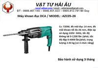 Máy khoan đục DCA AZC05-26