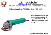 Máy mài góc DCA S1M-FF05-100B