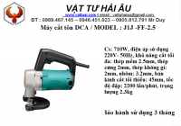 Máy cắt tôn DCA J1J -FF-2.5
