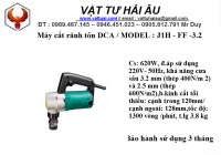 Máy cắt tôn rãnh DCA J1H - FF -3.2