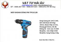 Máy khoan dùng pin TPC 6112B