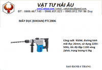 Máy đục (khoan) PTC2806