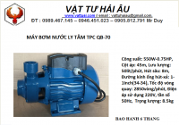 Máy bơm nước ly tâm TPC QB-80
