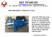 Máy bơm nước ly tâm TPC CS-C750
