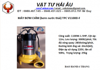 Máy bơm chìm TPC V1100D-F