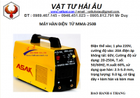 Máy hàn điện tử ASAK MMA-250B