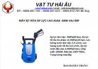 Máy xit rưa áp lực cao ASAK  ABW-VAJ-90P