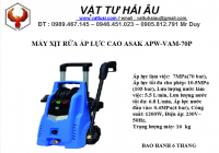 Máy xịt rữa áp lực cao ASAK
