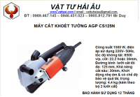 Máy cắt khoét tường AGP CS125N
