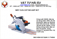 Máy cưa cắt đá AGP SCS7