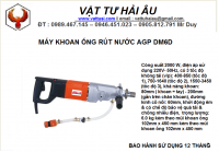 Máy khoan ống rút lỗ AGP DM160