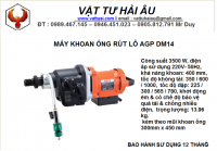 Máy khoan ống rút lỗ AGP DM14