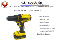 Máy khoan pin STAN LEY SCD 20CS