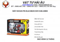 Máy khoan pin BLACK&DECKER EGBL108KB