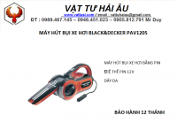 Máy hút bụi xe BLACK&DECKER PAV1205
