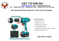Máy khoan bê tông dùng pin LI-ION TOTAL TIDLI228180