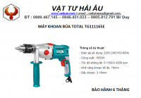 Máy khoan búa TOTAL TG111165E