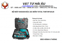 Bộ máy khoan búa 101 món TOTAL THKTHP1012E