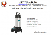 Máy bơm chìm nước thải TOTAL TWP77501