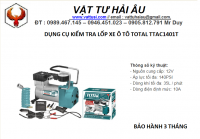 Dụng cụ kiểm tra hơi lốp xe ô tô TOTAL TTAC1401T
