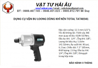 Dụng cụ vặn bu long dùng khí nén TOTAL TAT40341