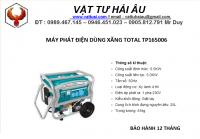 Máy phát điện dùng xăng TOTAL TP165006