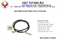 Dây đầm dùi bê tông TOTAL TPTV1381