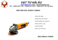 Máy mài góc DEWALT DW810