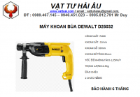 Máy khoan búa DEWALT D25032