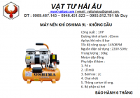 Máy nén khí OSHIMA 9L - KHÔNG DẦU