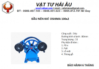 Đầu nén khí OSHIMA 100x2
