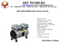 Đầu bơm không dầu Oshima OS-750