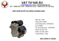 Bơm nước đa năng OSHIMA 600A
