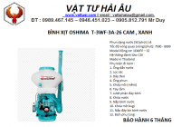 Bình xịt OSHIMA T-3WF-3A-26 cam, xanh