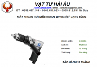 Máy khoan hơi mũi khoan 10mm 3/8 dạng súng