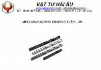 Mũi khoan betong pháp đen trắng tốt