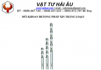 Mũi khoan betong pháp xịn trắng loại I