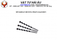 Mũi khoan betong pháp loại II đen