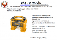 Máy nén khí tự động dùng pin Lithium CACLI2002 hiệu INGCO