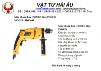 Máy khoan búa ID8508E hiệu INGCO