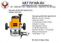Máy phay gỗ RT22001 hiệu INGCO