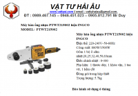 Máy hàn ống nhựa PTWT215002 hiệu INGCO
