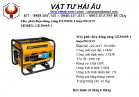 Máy phát điện dùng xăng GE30005-1 hiệu INGCO