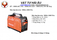 Máy hàn Inverter  MMA-200F  Pro